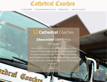 Tablet Screenshot of cathedralcoaches.co.uk